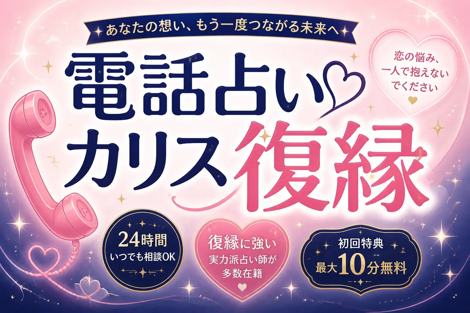 電話占いカリスは復縁に強い？口コミ・評判と当たる占い師の選び方