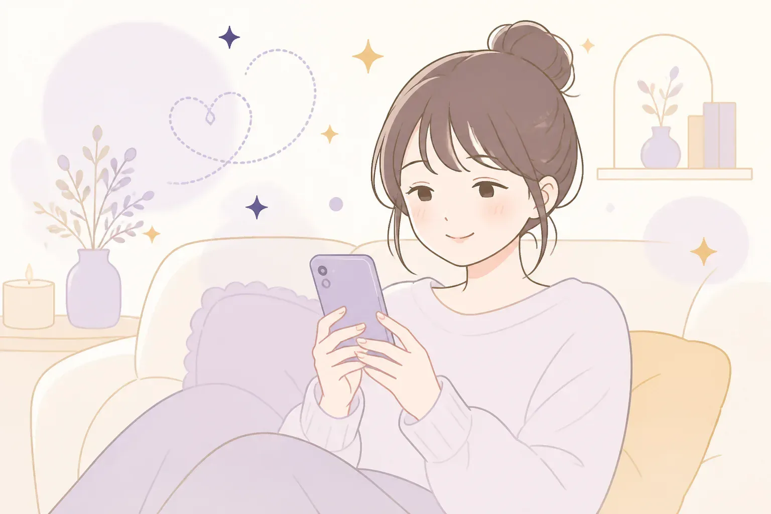 利用者の声を読む場面のイメージ