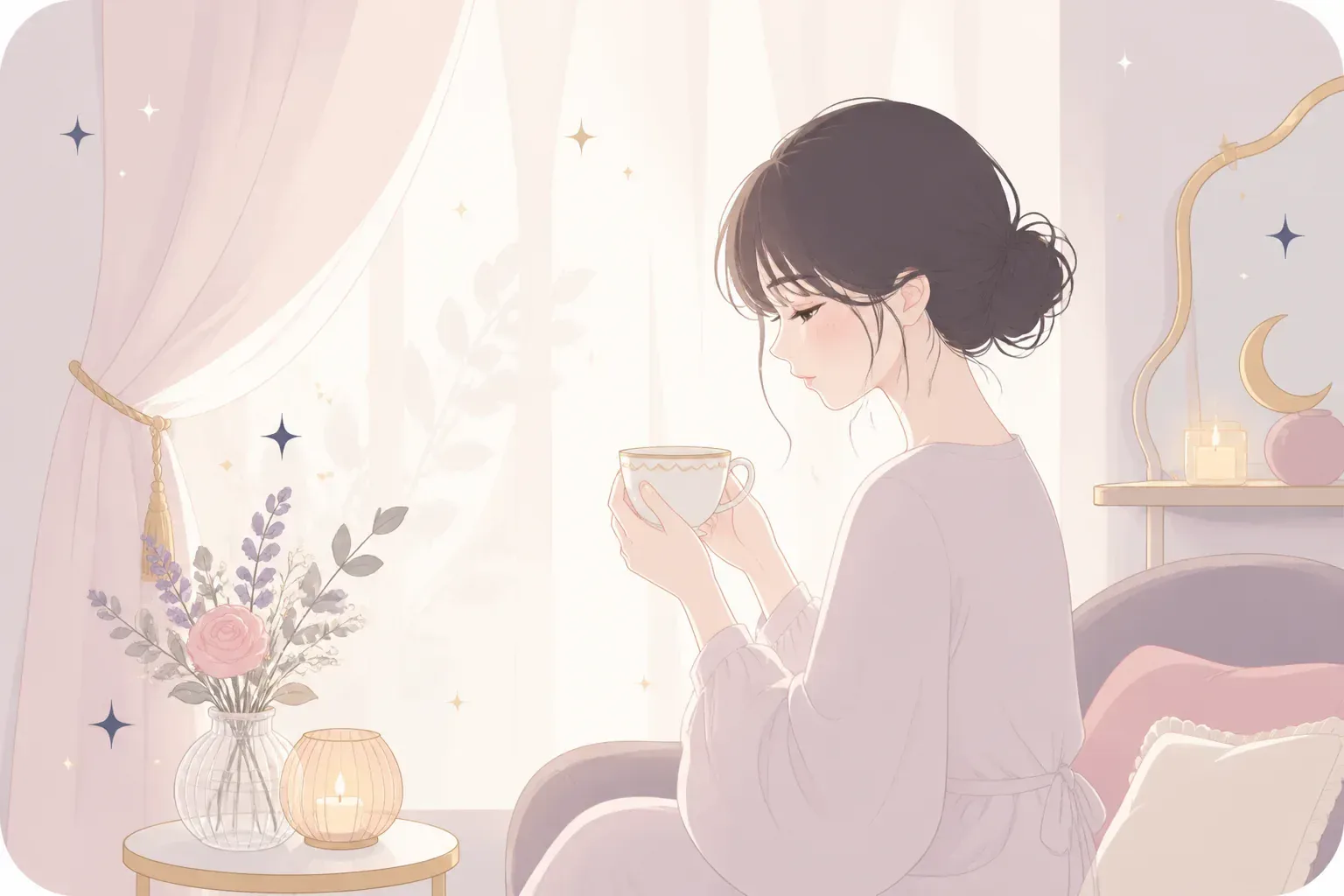複雑な恋愛の悩みを抱えるイメージ